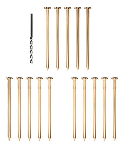 Clavos De Cobre Para Techos, Clavos Para Techos 16 Piezas