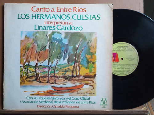 Los Hermanos Cuestas - Canto A Entre Rios - Lp 1974 Folklore