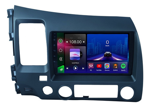 Stereo Android 13 Pantalla 9¨ Honda Civic 2007-2011 Cplay