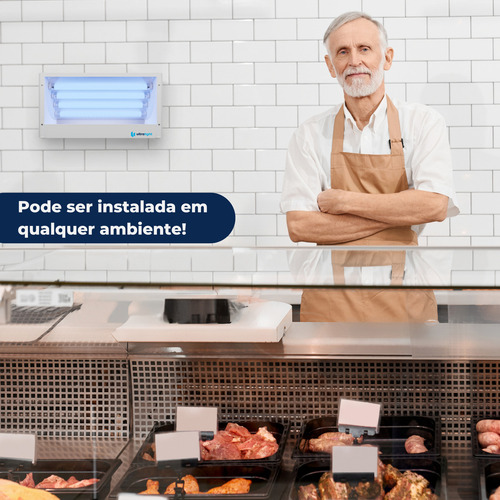 Mata Mosca Captura De Insetos Voadores Para Frigoríficos e Açougues F-60