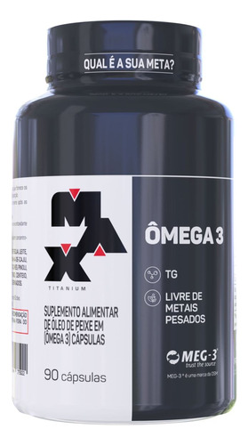 Omega 3 - 90 Capsulas - Max Titanium