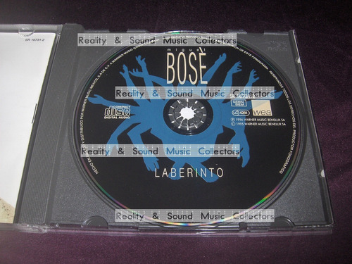 Miguel Bose Laberinto Cd Reedicion Wea 96 Ed Lim En Portada (Usado)