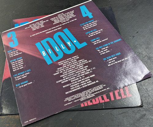 Billy Idol - Rebel Yell Lp Usa 1ra Edicion Generation X Usa 1ra Edicion (Usado)