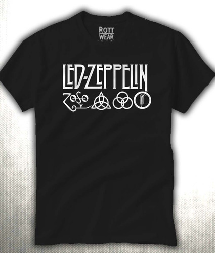 Led Zeppelin Iv Rock T-shirt Playera Hombre  Rott Wear 
