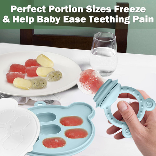Jexfun Silicone Baby Fruit Alimenter De Alimentación De Alim