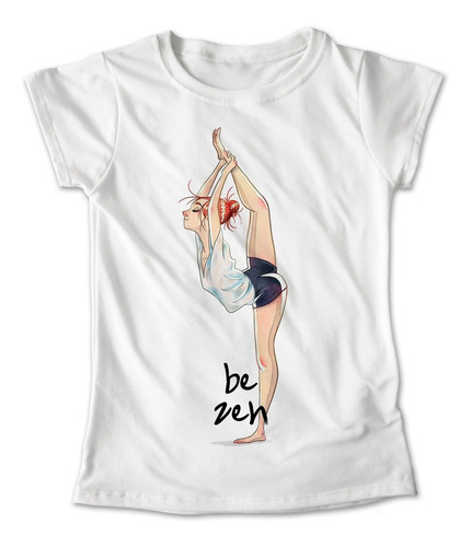 Blusa Namaste Yoga Playera Estampado Be Zen #253