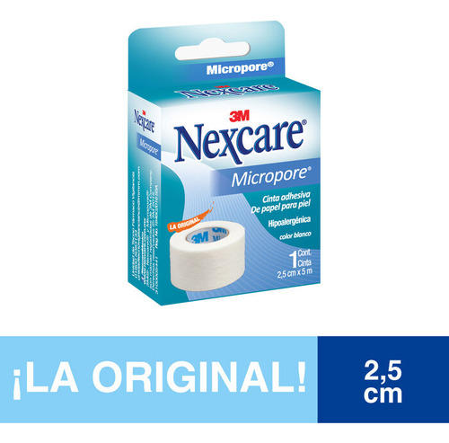 Nexcare Cinta Adhesiva Micropore Color Blanco