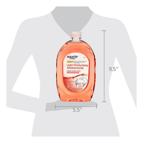 Equate Jabon Liquido Para Manos 1.47 Lt