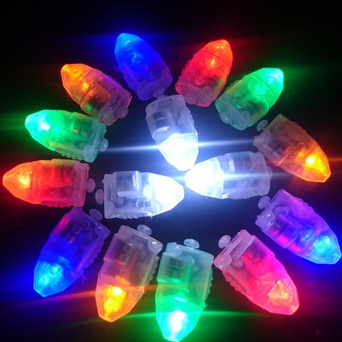 Imagen 2 de 10 de Globos Luminosos Led Pack X6 Cotillon Luminoso Combo Fiesta