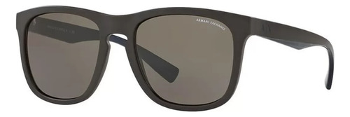 Lentes Anteojos Sol Armani Exchange Ax4058sl Lente Gris Varilla Gris Armazón Gris Diseño 820173-55-m