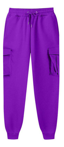 Pantalones A La Moda Para Mujer Con Cordones Y Bolsillos