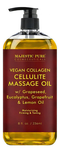 Aceite Para Masaje Anticelulítico Majestic Pure 236ml Tipo de envase Botella