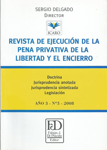 Revista Ejecución Pena Privativa De La Libertad 3 Delgado