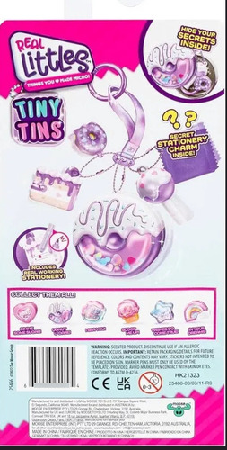 Real Littles Llavero Tiny Tins