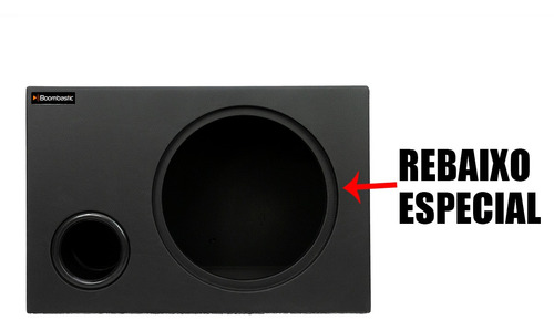 Caixa Box De Graves Sub Rebaixado Automotiva 200 Rms Bomber