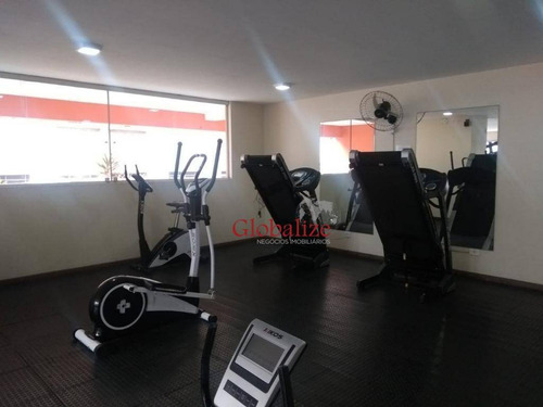 Imagem 26 de 28 de Apartamento Com 2 Dormitórios À Venda, 90 M² Por R$ 430.000,00 - Encruzilhada - Santos/sp - Ap0075