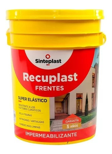 Recuplast Frentes Exterior Impermeabilizante X 20l