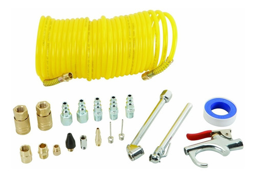 Kit De 20 Pc De Accesorios Para Compresor De Aire
