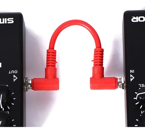 Imagen 3 de 3 de Cable 15cm Paraconectar Pedales De Efecto Guitarra Eléctrica