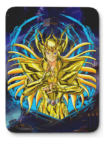 Mouse Pad Caballeros Del Zodiaco Shaka De Virgo 17cm X 21cm 