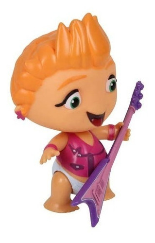 Power Rockers Figura C/ Instrumento Guitarra Mini Beat - Wat
