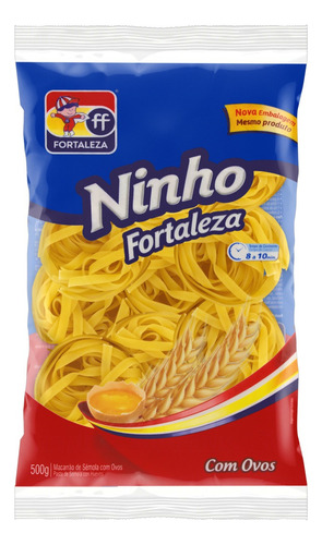 Macarrão de Sêmola com Ovos Ninho Fortaleza Pacote 500g