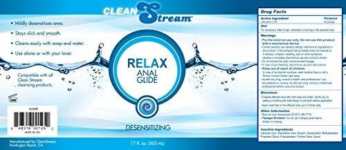 Cleanstream Relax Desensitizing Lube, 17oz