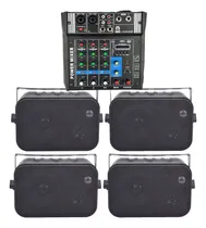 Comprar Amplificador Sonido Ambiental 4 Bafles Ambientales Bocinas