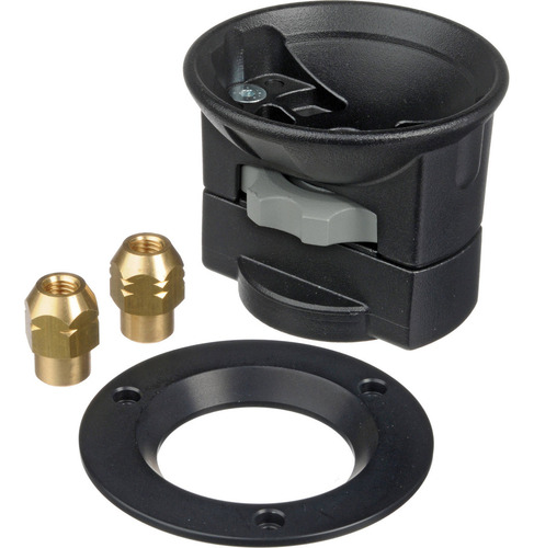 Kit Adaptador Manfrotto 325n Para Semiesfera De 75mm Y 100mm Diámetro De La Rosca Hembra 75 Mm Diámetro De La Rosca Macho 100 Mm