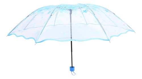 Sombrillas De Exterior Paraguas Plegable Transparente A Prue