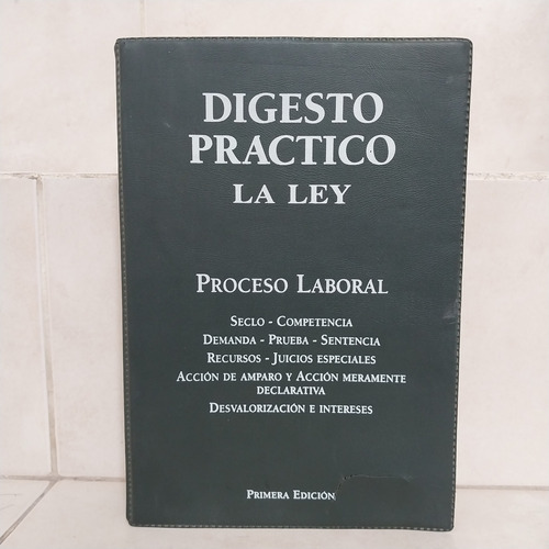 Derecho. Digesto Práctico: Proceso Laboral. Poclava Lafuente