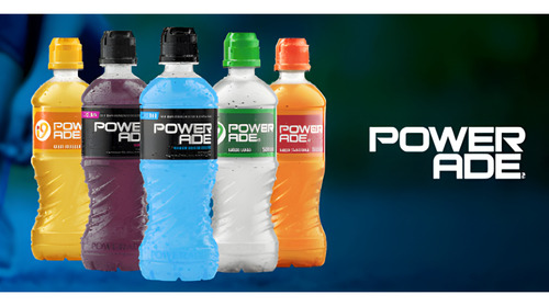 Kit 12 Unidade Powerade Isotônico Azul Mountain Blast 500ml