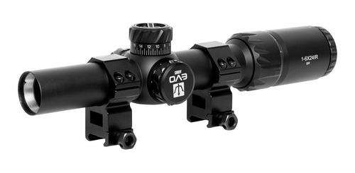 Luneta Evo Arms Hd Lvpo 1-6x24ir Com Suporte Para Trilho