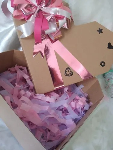 Caja Decorada De Cartón En Forma De Corazón Para Meter Regal