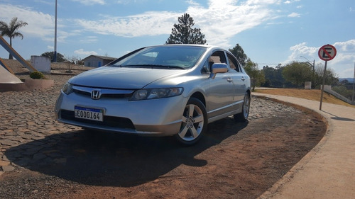 Imagem 3 de 15 de Honda Civic 2008 1.8 Lxs Flex 4p