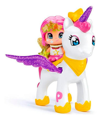 Pinypon Unicornio Volador Con Figura Y Accesorios - El Rey