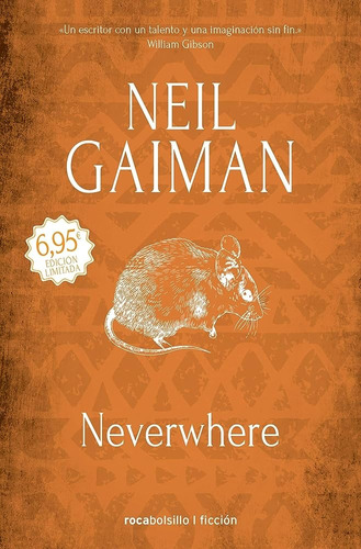 Neverwhere, De Neil Gaiman. Editorial Roca Bolsillo, Tapa Blanda, Edición 1 En Español