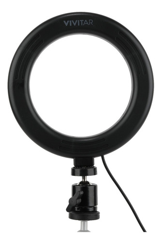Imagen 5 de 5 de Aro De Luz Led Vivitar 6 Conector Usb Con Trípode Y Soporte