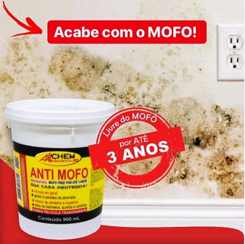 Imagem 2 de 5 de Anti Mofo Preventivo Teto Banheiro Parade 450ml - 3 Unidades