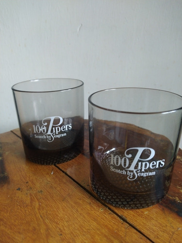 2 Vasos De Whisky 100 Pipers 