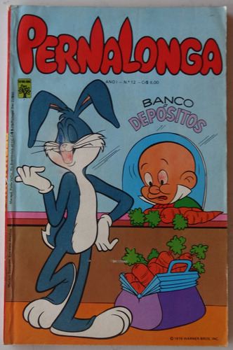 Pernalonga Nº 12 Editora Abril Set 1976