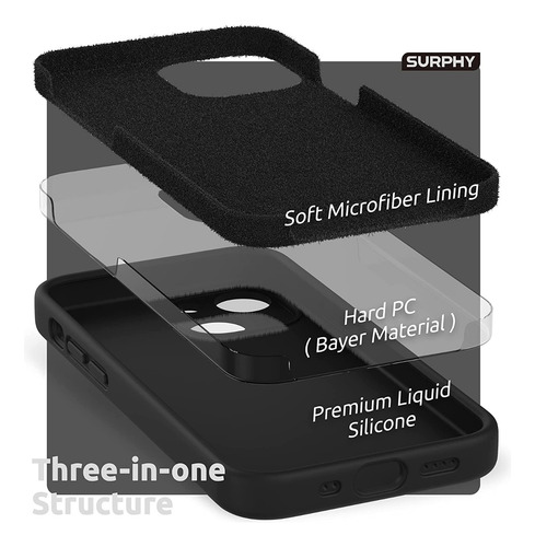 Imagen 3 de 9 de Carcasa De Silicona Premium Para iPhone 14 Plus
