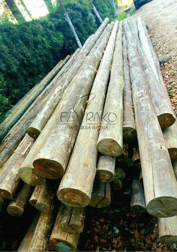 Poste De Eucalipto Impregnado Cca Ø18-20 X Ml Curado Tratado