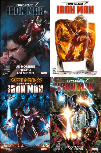 Panini Arg Tony Stark Iron Man Pack Tomos Edidos A La Fecha