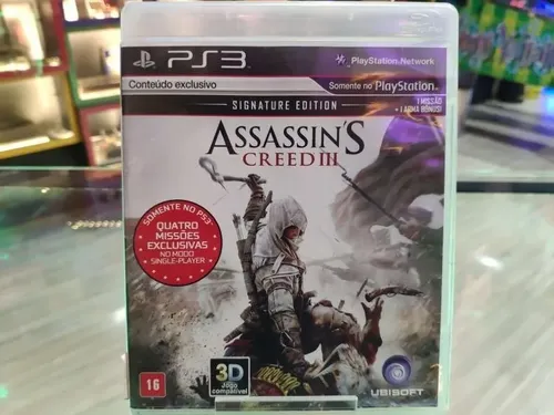 Boîte Seule PLAYSTATION 3 Assassin's Creed III - Très Bon état - Pour Collection Ou Remplacement