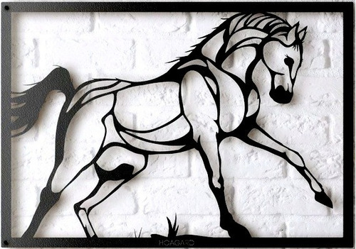 Cuadro Decorativo Caballo 6mm Hogar Pared Sala Recamara 87cm