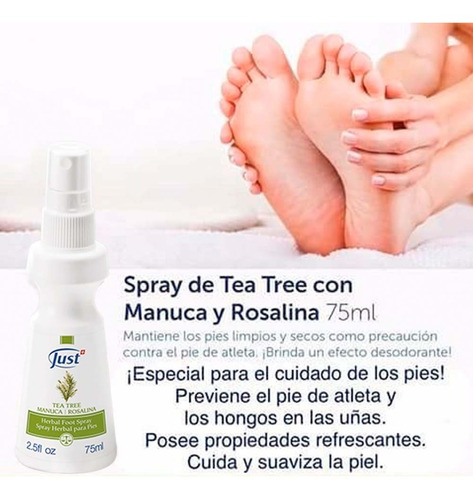 Imagen 6 de 7 de Spray Herbal Aceite Árbol Tea Tree Manuca Rosalina Swissjust