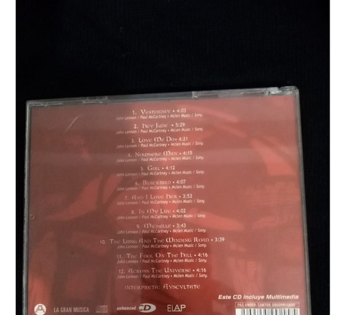 Avscultate* Cantos Gregorianos - Songs Of The Beatles Cd (Usado)