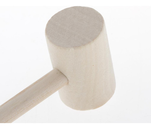 10 Piezas De Cuero De Madera Martillo De Juguete Cangrejo