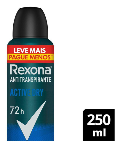 Antitranspirante Rexona Active Dry Men 250 ml